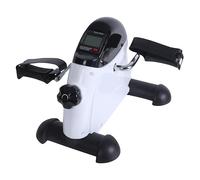 Endless Exerciseur de pédale portable avec écran numérique | Noir | Matériau : alliage d'acier | Exerciseur de pédale de vélo sous le bureau | Cycle de pied | Machine d'exercice pour les bras et les