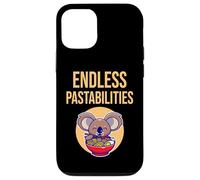 Endless Pastabilities, Cool Koala Eats Pasta Illustration Coque pour iPhone 12/12 Pro