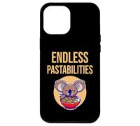 Endless Pastabilities, Cool Koala Eats Pasta Illustration Coque pour iPhone 12 Pro Max