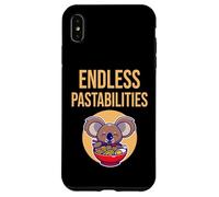 Endless Pastabilities, Cool Koala Eats Pasta Illustration Coque pour iPhone XS Max