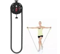 Endless Rope Trainer - Système de poulie à câble de résistance réglable pour l'endurance musculaire et l'entraînement du haut du corps, corde en nylon durable