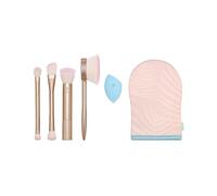 Real Techniques Makeup Brushes Face Brushes Endless Summer Foundation Brush RT 209 + Highlighter Brush RT 413 + Miracle Complexion Sponge + Setting Brush 402 + Deluxe Crease Brush 300 + Sunless Tanning Mitt + Complexion Brush 247 + Glow Brush 248 1 Stk.