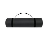 Endless Yoga & Exercise PVC Mat|Durable PVC Foam | Non-Slip Textured Surface| Lightweight & Portable for Yoga, Pilates, and Workouts, Black