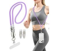 EndlesShine Cordon de charge pour téléphone, Type-C vers USB-C, 120 cm, 240 W, charge rapide, bandoulière USB-C, 480 Mbit/s, synchronisation de données, antivol violet, cordon USB 2.0 OTG