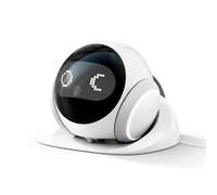 Endliss Caméra de sécurité intelligente mobile pour animaux de compagnie pour la maison, surveillance mobile 1080P pour chiens et chats, communication bidirectionnelle, vision nocturne, alimentée par