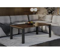 Endo-Möbel Table basse Garold 120x80x55 cm Table de salon Table d'appoint (Chêne Monastère)