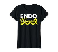 Endo Warrior Endométriose Maladie de Sensibilisation à l'endométriose T-Shirt Graphique avec Valeur, Femme, Noir, S
