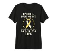 Endo Warrior Sensibilisation à l'endométriose Soutien de la santé des Femmes T-Shirt Haut de Gamme