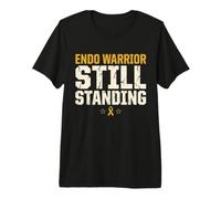 Endo Warrior Support Ruban Jaune pour Sensibilisation à l'endométriose T-Shirt Haut de Gamme