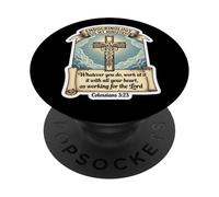 Endocrinologue chrétien L'endocrinologie est Mon ministère Jésus PopSockets PopGrip Adhésif