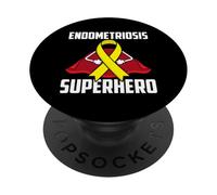 Endométriose Survivor Warrior Fighter Sensibilisation aux Super-héros PopSockets PopGrip Adhésif