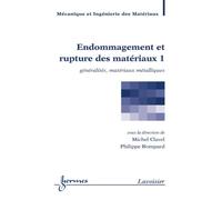Endommagement et rupture des materiaux 1 generalites materia - Manon Clavel - Hermes Science Publications - broché - Livre