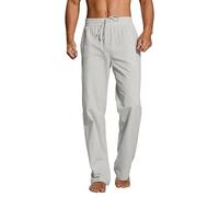 EndoraDore Homme Pantalon Lin Coton Été Casual Plage Yoga Décontracté