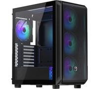 ENDORFY Arx 500 ARGB, 4 Ventilateurs ARGB de 140 mm Inclus, Panneau latéral en Verre trempé, Haute compatibilité avec Divers Composants du PC | EY2A011