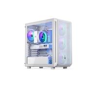 ENDORFY Arx 700 White ARGB, boîtier Gaming pc ATX, 4X Ventilateurs ARGB 140-mm Inclus, Top et Front en Mesh aéré, Place pour Deux radiateurs jusqu'à 360mm aio watercooling pc