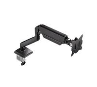 ENDORFY Atlas GS Single, Bras de Moniteur pour 1 Moniteur jusqu'à 35", 10 kg, Support à Ressort à gaz, VESA 75 x 75/100 x 100, Rotation à 360 °, pivotant/Inclinaison, Gestion des câbles, Montage sur