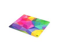 ENDORFY Crystal Spectrum L Tapis de Souris 450 x 400 mm L Guide de Souris Lisse Bord imprimé Base en Caoutchouc antidérapant Design élégant