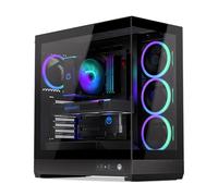 Endorfy Boîtier PC Fishtank 6000 Corona, midi tower, verre trempé panoramique, 4×120 mm ARGB, USB-C