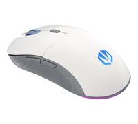 ENDORFY GEM Plus Wireless Onyx White, Souris de Jeu légère sans Fil, capteur PixArt PAW3395 Haut de Gamme, 26 000 DPI, Interrupteur Kailh GM 8.0 Longue durée | EY6A015