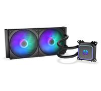 ENDORFY Navis F280 ARGB - Refroidisseur de CPU Liquide AIO, radiateur 280mm, pompe PWM, 2x ventilateurs Fluctus 140 PWM ARGB, Intel LGA 1700/1200/115x & AMD AM5/AM4