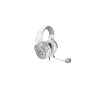ENDORFY VIRO Onyx White, Over Ear Headphones, Additional Pair of Fabric earpads, Detachable Microphone, Detachable Cable | EY1A004