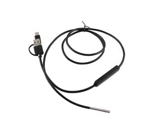 Endoscope 3 en 1, Caméra Endoscope USB étanche Type-C pour téléphone Mobile Android 3.9mm Objectif Inspection de l'endoscope, caméra d'inspection vidéo 1280x720(1M)