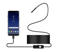 Endoscope 3 en 1 pour téléphone Portable, caméra endoscopique avec câble Serpent de 2 m et LED, caméra d'inspection mégapixels, caméra boroscope étanche IP67, caméra Serpent pour Windows, Android
