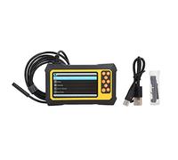 Endoscope 8mm Lens Borescope Camera 4.3in LCD Screen IP67 Inspection Camera with 1080P HD Resolution 8 LED Lights 3000mAh Battery for Automotive Testing Home Maintenance Wall Struc (Yellow)