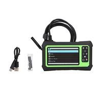 Endoscope 8mm Lens Borescope Camera 4.3in LCD Screen IP67 Inspection Camera with 1080P HD Resolution 8 LED Lights 3000mAh Battery for Automotive Testing Home Maintenance Wall Struc (Green)