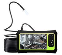 Endoscope à double objectif avec moniteur ISP de 4,3", caméra d'inspection endoscope étanche industrielle avec double objectif de 0,31 po/8 mm à vue frontale et latérale (taille : câble de 2 m)