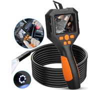 Endoscope à main HD 1080P écran Ips 2.8-inch 8mm Caméra d'inspection Endoscope industriel pour réparation automobile noir