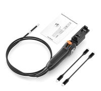 Endoscope articulé bidirectionnel de Type C avec Joystick et Tige coulissante, caméra d'orientation 360°/180° for Inspection Automobile(1.5m,6.2MM Soft)