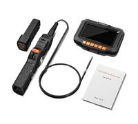 Endoscope articulé bidirectionnel, Rotation à 360° et 180°, Joystick, caméra, écran 4,3 Pouces, Endoscope d'inspection Automobile, Batterie en Option(6.2MM Soft 1.5M)