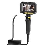 Endoscope articulé bidirectionnel, Rotation à 360° et 180°, Joystick, caméra, écran IPS 4,3 Pouces HD 1080p, boroscope d'inspection Automobile avec LED(1m,4.3Inch 8.5MM Hard)