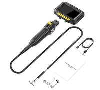 Endoscope articulé bidirectionnel, Rotation à 360° et 180°, Joystick, caméra, écran IPS 4,3 Pouces HD 1080p, boroscope d'inspection Automobile avec LED(8.5MM Hard 1M)