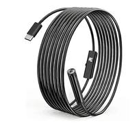 Endoscope automatique HD1944P 8 mm for voiture et téléphone (Type C) - Mini caméra d'inspection des canalisations 5 MP, endoscope USB, portée 1-20 m(2m,8mm lens soft cable)