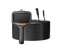 Endoscope Camera Caméra Endoscopique Portable, Écran 4,3 Pouces, Câble Rigide De 20 M, 1080p, Lentille Frontale 8 Mm, Endoscope D'inspection Pipeline