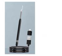Endoscope, Caméra d'endoscope Nettoyage de l'oreille 3in1 Type -C usb Otoscope visuel 5.5mm / 3.9mm 0. 3MP 6e Cuillère d'oreille à oreille ds oreille(Silver)