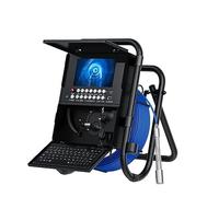 Endoscope Caméra d'inspection de tuyau caméra d'endoscope avec l'endoscope industriel plombier DVR d'égout localisateur 512HZ auto-nivelant(20m,17MM CAMERA)