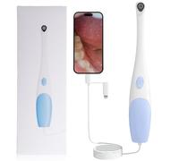 Endoscope : caméra orale HD 1440p, caméra intra-orale avec 8 lumières LED, miroir dentaire compatible avec iPhone, Android et iOS, Plug and Play, inspection vidéo des dents d'animaux pour les