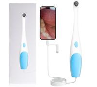 Endoscope : caméra orale HD 640 x 480p, caméra intra-orale avec 6 lumières LED, miroir dentaire compatible avec Android, inspection vidéo des dents d'animaux pour les individus et les animaux