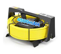 VEVOR Endoscope Caméra Wi-Fi Caméra Inspection Canalisation Connexion Wi-Fi sans Fil pour Smartphone Tablette, avec Câble 30 m, Étanchéité IP68, Résolution 1920x1080, Éclairage 12 LED, 2026 Améliorée