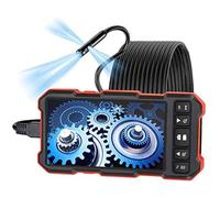 Endoscope de caméra, écran IPS de 12,7 cm, tuyau industriel de voiture, endoscope portable portable, inspection de pipeline, entretien automobile pour l'inspection murale/automobile/moteur