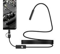 Endoscope d'inspection étanche - Caméra industrielle IP67, câble flexible de 11,4 pieds | Gamme réglable portable pour réparation de moteur de tube | Sonde visuelle compacte pour le contrôle