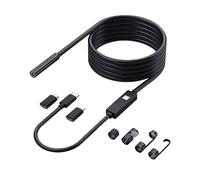 Endoscope D'inspection HD IP67 Étanche 8mm, Automobile Type-c, Mini Caméra avec Lumière LED for Voitures Industrielles des Images Claires Précises(5meter)