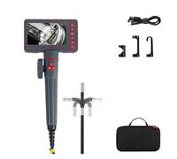 Endoscope, Endoscope articulé, 2 voies, direction à 180 degrés, Endoscope industriel, écran 5 pouces, caméra étanche(3m)