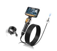 Endoscope Flexible À Tube Serpent Avec Sonde De 6 Mm, Câble De 2 M Et Grossissement Multiple Pour La Détection Des Espaces Sombres Dans Les Tuyaux Endoscope Usb C