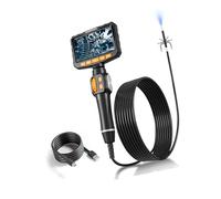 Endoscope Flexible À Tube Serpent avec Sonde De 6 Mm, Câble De 2 M Et Grossissement Multiple pour La Détection des Espaces Sombres dans Les Tuyaux Endoscope USB C