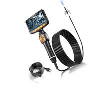 Endoscope flexible en tube serpent avec sonde de 6 mm, câble de 2 m et grossissement multiple pour détection d'espace sombre dans les tuyaux endoscope USB C