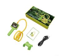 Endoscope HD avec 8 lumières LED et design serpent flexible pour l'exploration de la maison, caméra d'inspection étanche IP67 avec port de type C pour les espaces sombres, outil éducatif sans danger